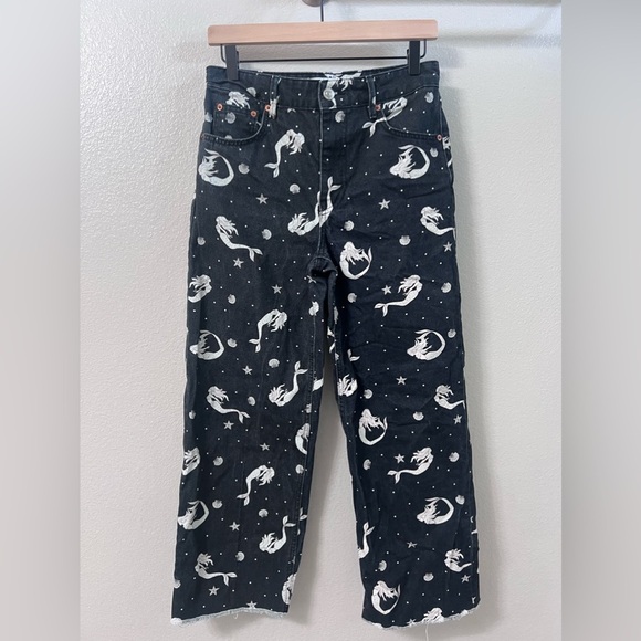 ZARA The Trevor Full Length In Off The Seas Jean Size 4 - Picture 5 of 9